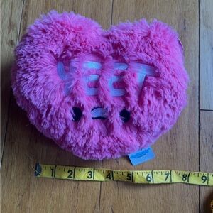 Pink Heart Plush Stuffed Toy